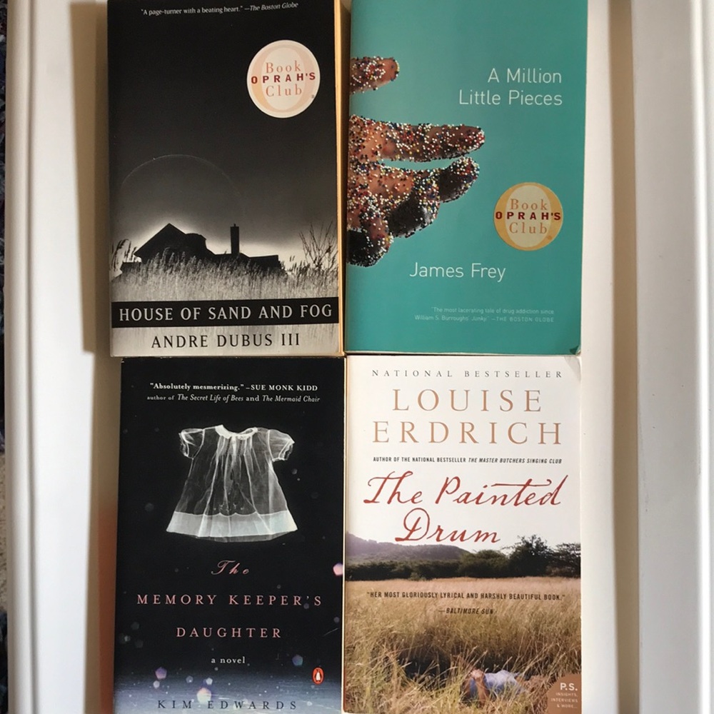4 new paperback novels by various authors